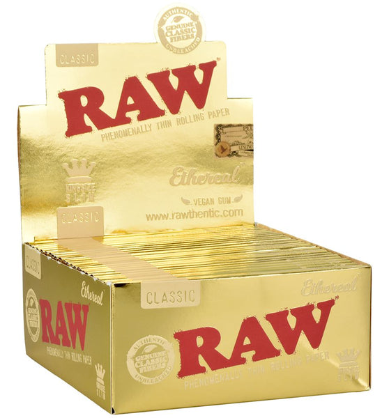 Raw Ethereal Rolling Papers - Classic / 32pc / King Size Slim 50ct