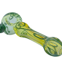 LA Pipes "Painted Warrior Spoon" Glass Pipe