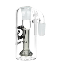 Glass House Showerhead Perc Glass Ash Catcher - 14mm M / 90D / Colors Vary