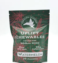 Uplift Chewables | HHC+Caffeine | Watermelon 20ct bag