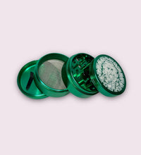 Green Man Green Aluminum 4-Piece Grinder, 2.5"