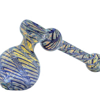 LA Pipes Full Rake Fumed Hammer Bubbler Pipe 6"