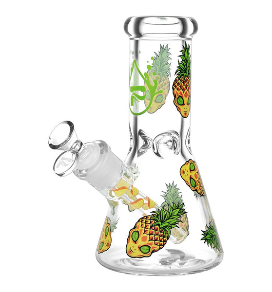 Pulsar Pine alien Design Series Glass Beaker Water Pipe - 8"