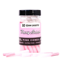 Blazy Susan Pink Paper Cones