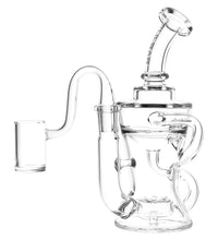 Pulsar Enchanted Double Chamber Recycler Rig - 7" / 14mm F / Clear