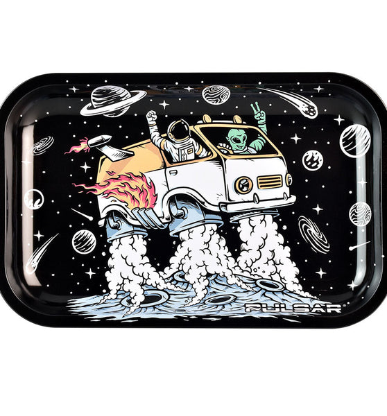 Pulsar Metal Rolling Tray - 11"x7"/Space Van