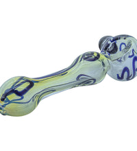 LA Pipes "Painted Warrior Spoon" Glass Pipe