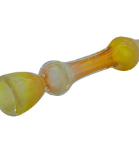 LA Pipes "Chill Fumes" Silver Fumed Chillum