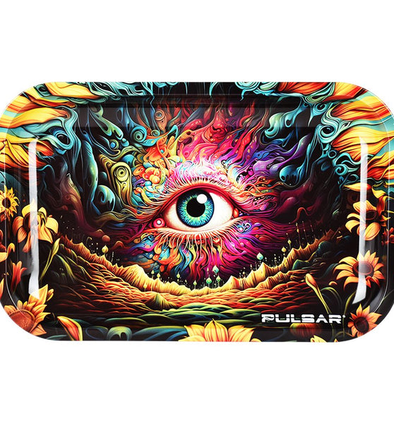 Pulsar Metal Rolling Tray - Sunflower Of The Mind / 11"x7"