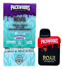 Roar x Packwoods Nug Run Concentrate 3500MG LIVE RESIN THC-B + THC-H, D11 +D8 - Northern Lights