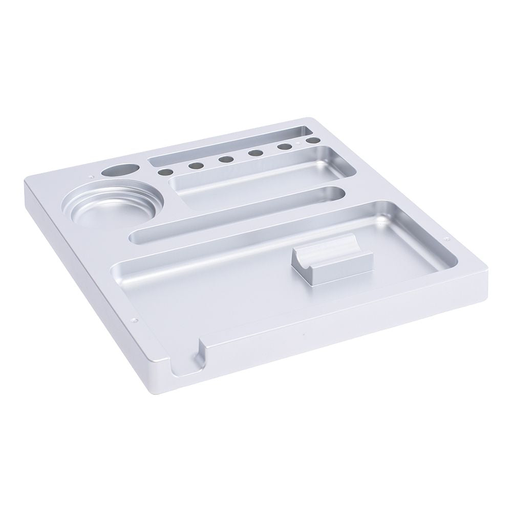 8CT DISPLAY - Fujima Pro-Roller Sectioned Plastic Rolling Tray - 9.1"x8.5" / Assorted Colors