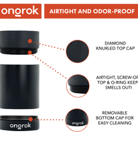 Ongrok Aluminum Metal Storage Jar