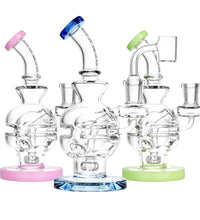 Pulsar Mini Egg Dab Rig - 7" / 14mm F / Colors Vary