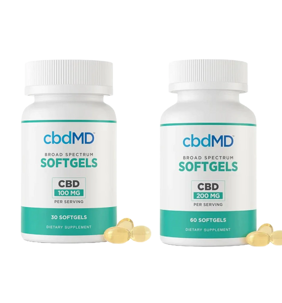 cbdMD CBD Softgel Capsules (3000MG - 6000MG)