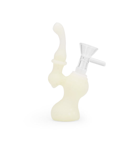 Ritual - 5'' Silicone Upright Bubbler - UV Titanium White