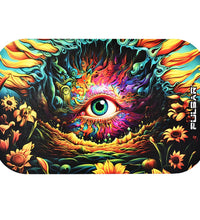 Pulsar Magnetic Rolling Tray Lid - Sunflower Of The Mind / 11"x7"