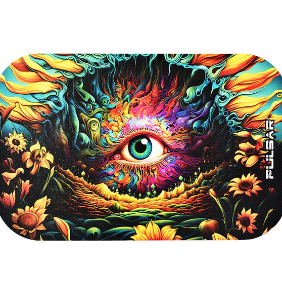 Pulsar Magnetic Rolling Tray Lid - Sunflower Of The Mind / 11"x7"