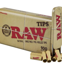 Raw Pre-Rolled Tips Tin