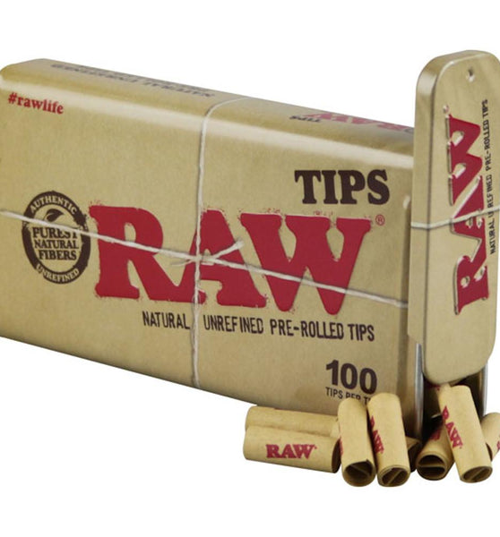 Raw Pre-Rolled Tips Tin