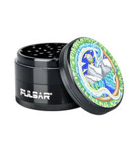 Pulsar Artist Series Grinder - 2.5" / 4pc / Assorted Designs 6PC DISPLAY