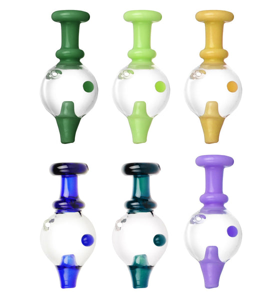 Pulsar Spinning Ball Carb Cap - 28mm / Colors Vary