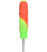 Pickle Richard Silicone Dab Straw + Titanium Tip - 4.75" / 10ct