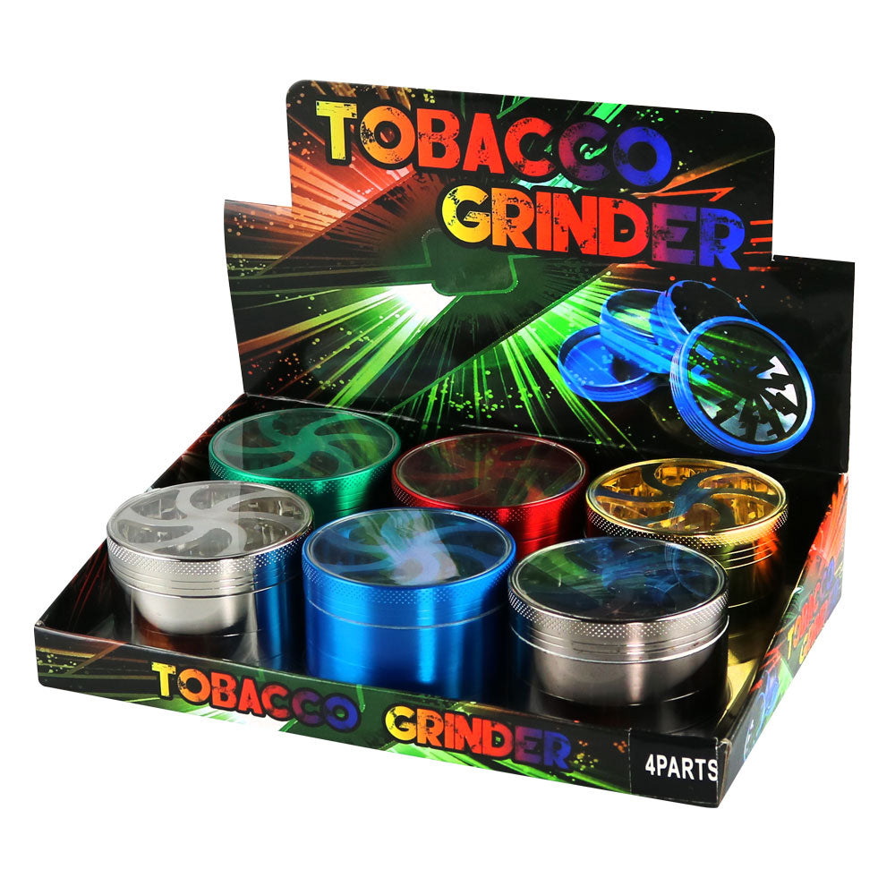 Aluminum 4pcs  Grinder - 2.5" - 6pcs