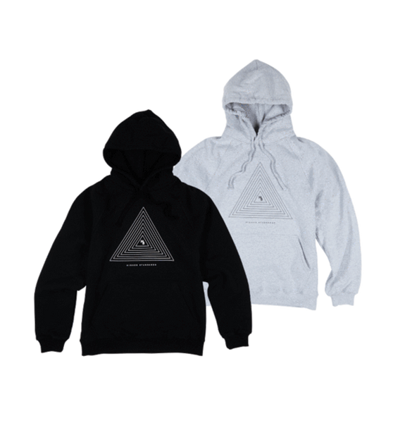 Higher Standards Hoodie - Concentric Triangle