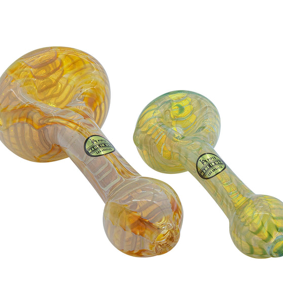 LA Pipes "Raker" Glass Spoon Pipe