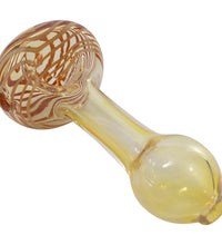 LA Pipes Spiral-Head Color Changing Glass Spoon Pipe