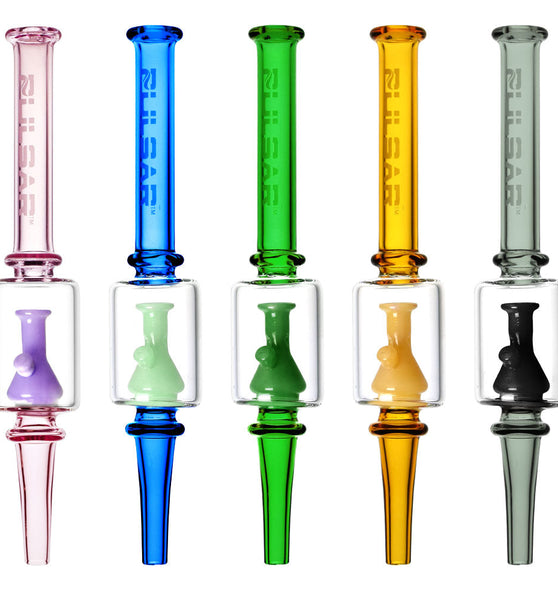 Pulsar Beaker Perc Dab Straw - 6.5" / Colors Vary