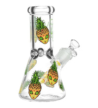 Pulsar Pine alien Design Series Glass Beaker Water Pipe - 8"