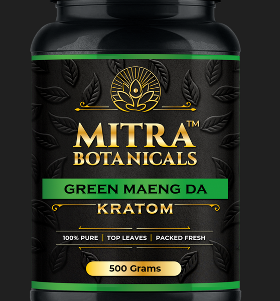 Mitra Botanicals Green Maeng Da – Kratom (500 Grams Powder)