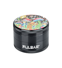 Pulsar Artist Series Grinder - 2.5" / 4pc / Assorted Designs 6PC DISPLAY