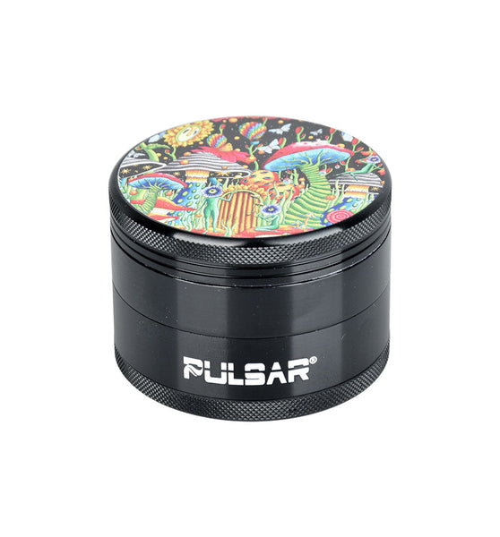 Pulsar Artist Series Grinder - 2.5" / 4pc / Assorted Designs 6PC DISPLAY