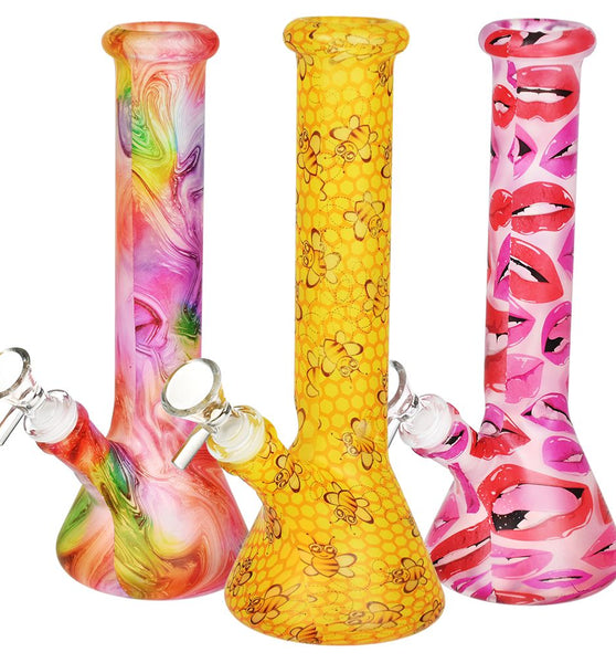 Wyld Style Glass Beaker Water Pipe - 9.5" / 14mm F