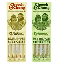 Cheech & Chong™ x G-ROLLZ Organic Hemp Cones | 20pc | King Size