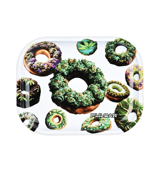 Pulsar Mini Metal Rolling Tray - Forbidden Donuts / 7"x5.5"