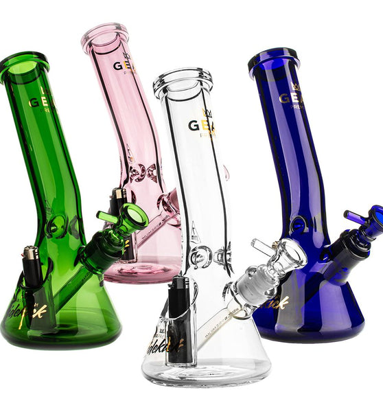 Gear Premium Sidekick Laid Back Glass Beaker Water Pipe | 12"