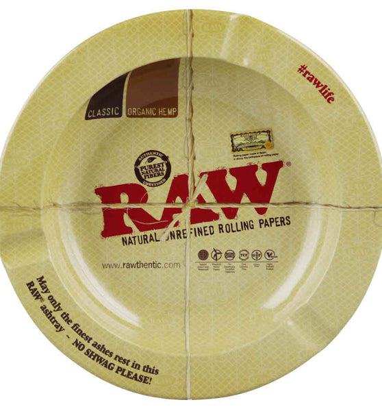 Raw Round Metal Ashtray - 5.5"