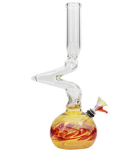 LA Pipes "Switchback" Bubble Base Bong