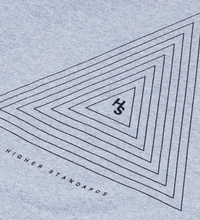 Higher Standards Hoodie - Concentric Triangle