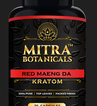 Mitra Botanicals Red Maeng Da – Kratom (75 Capsules)