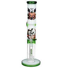 Pulsar Double Stacked Halloween Glass Water Pipe - 12.75" / 14mm F