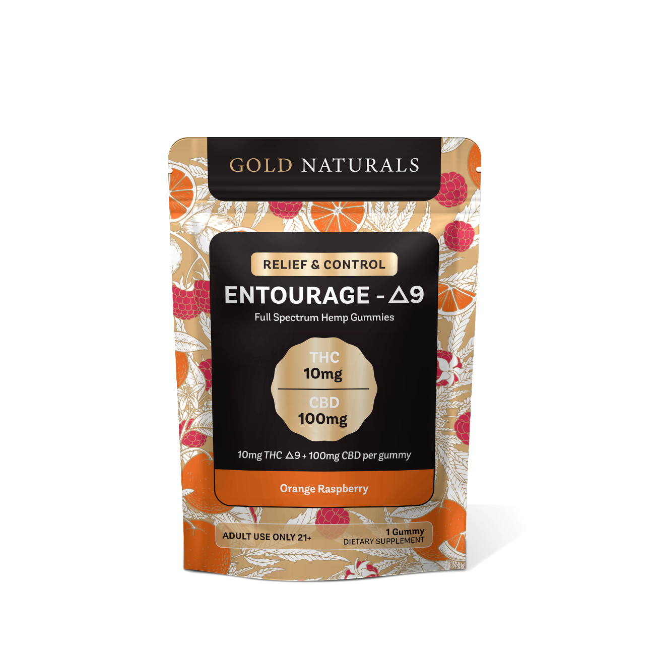 Gold Naturals Entourage Δ9 Gummy