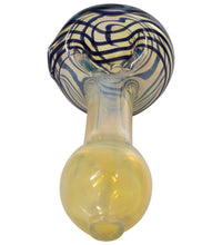 LA Pipes Spiral-Head Color Changing Glass Spoon Pipe