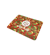 High Society Rectangle Dab Mat - Rasta