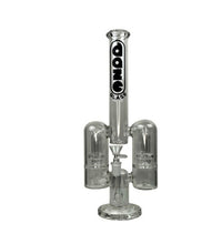 Daze Glass - 14" Rocket Ship Dual Showerhead Perc Glass Water Pipe