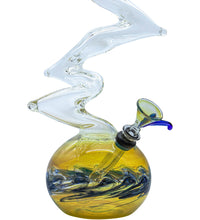 LA Pipes "Switchback" Bubble Base Bong