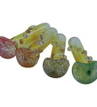 LA Pipes "Razorback" Silver Fumed Mini Spoon (Various Colors)